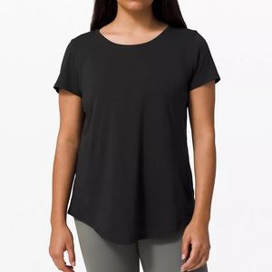 Lululemon Love Crew Tee Scoop Neck Black